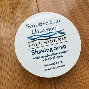 Mystic Water Shaving Soap — Unscented for Sensitive Skin